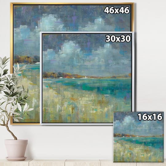 Designart Sky & Sea Nautical & Coastal Framed Canvas